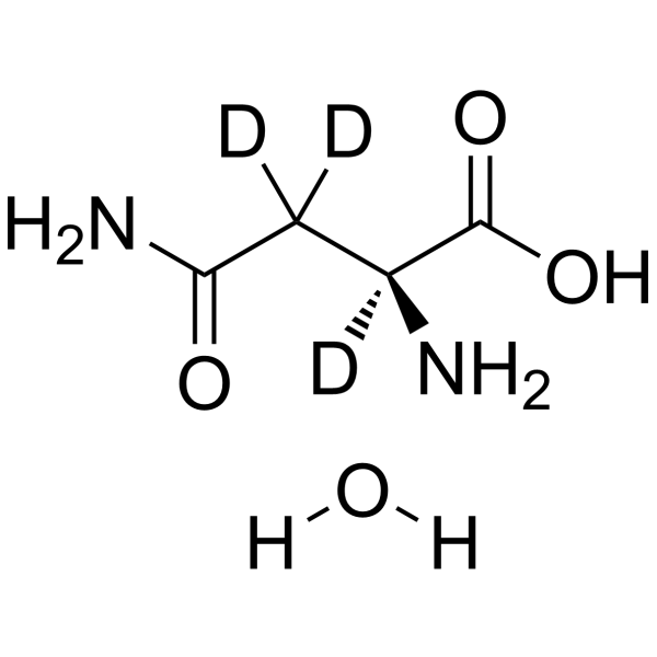 L-Asparagine-d3 hydrate (L-(+)-anhydrous asparagine d3 (hydrate)) 2483831-59-8
